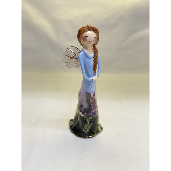 Blue Sky Other - Heather Goldminc Blue Sky Corp Clayworks Garden Angel 2002 VTG 8" Tall
